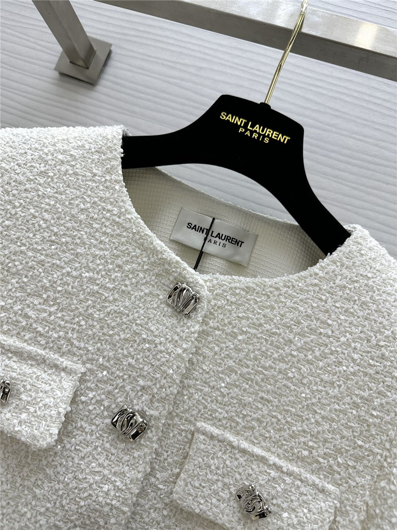 Y51 soft tweed jacket + sequined skirt set replicas clothes