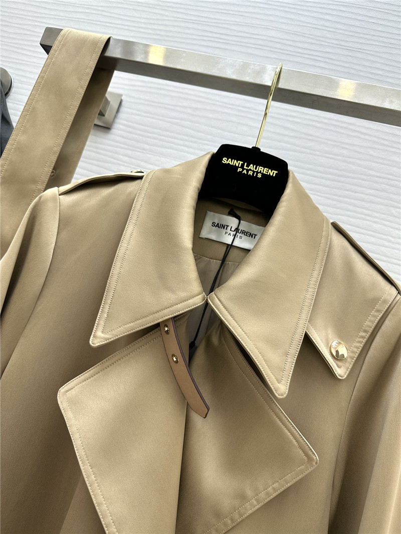 Y51 matte silhouette long trench coat replica d&g clothing