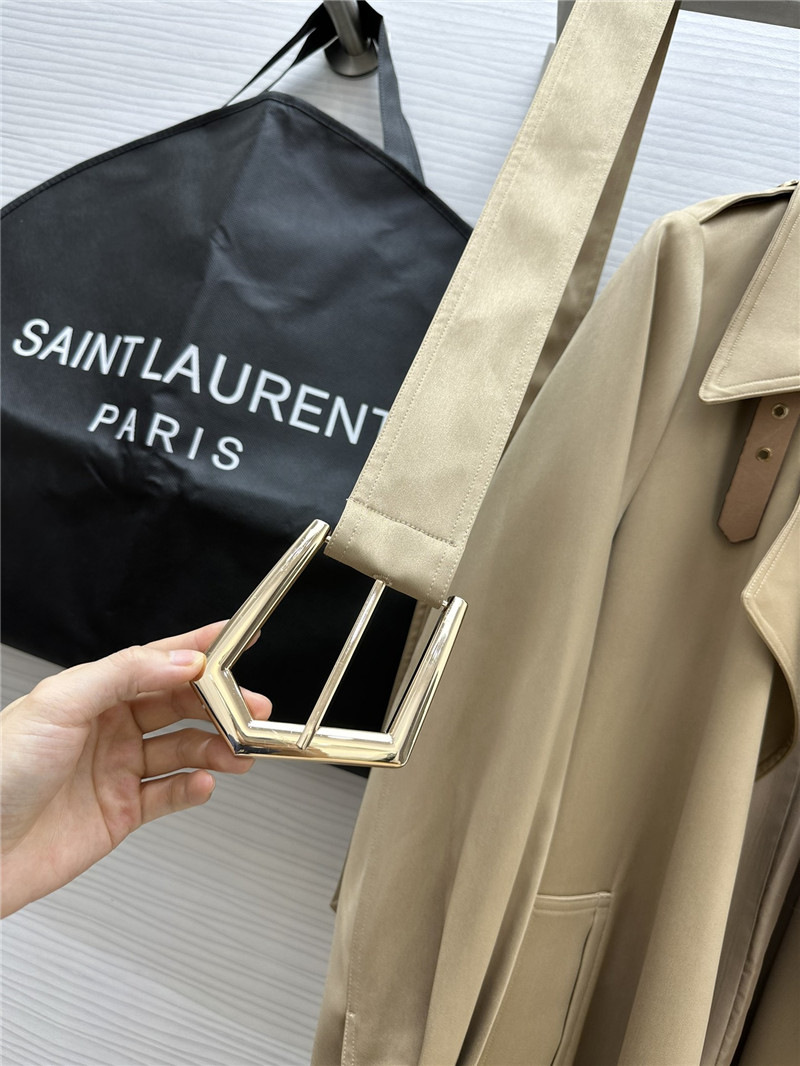 Y51 matte silhouette long trench coat replica d&g clothing