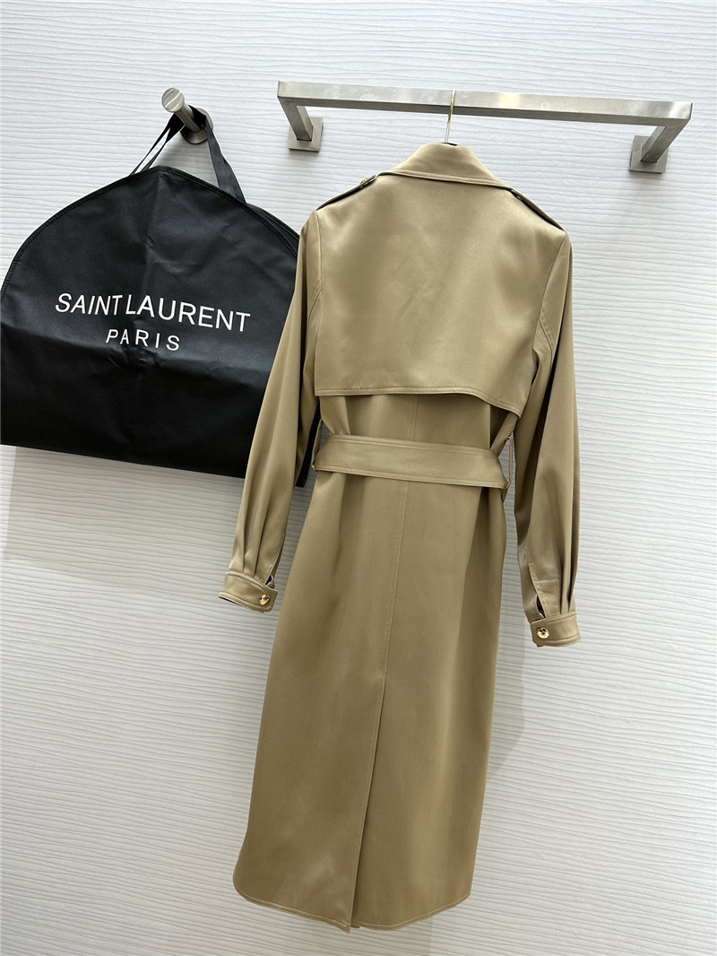 Y51 matte silhouette long trench coat replica d&g clothing