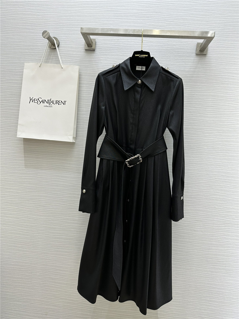 Y51 long sleeve trench dress replica d&g clothing