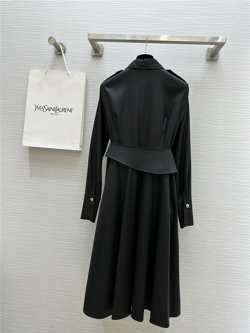 Y51 long sleeve trench dress replica d&g clothing