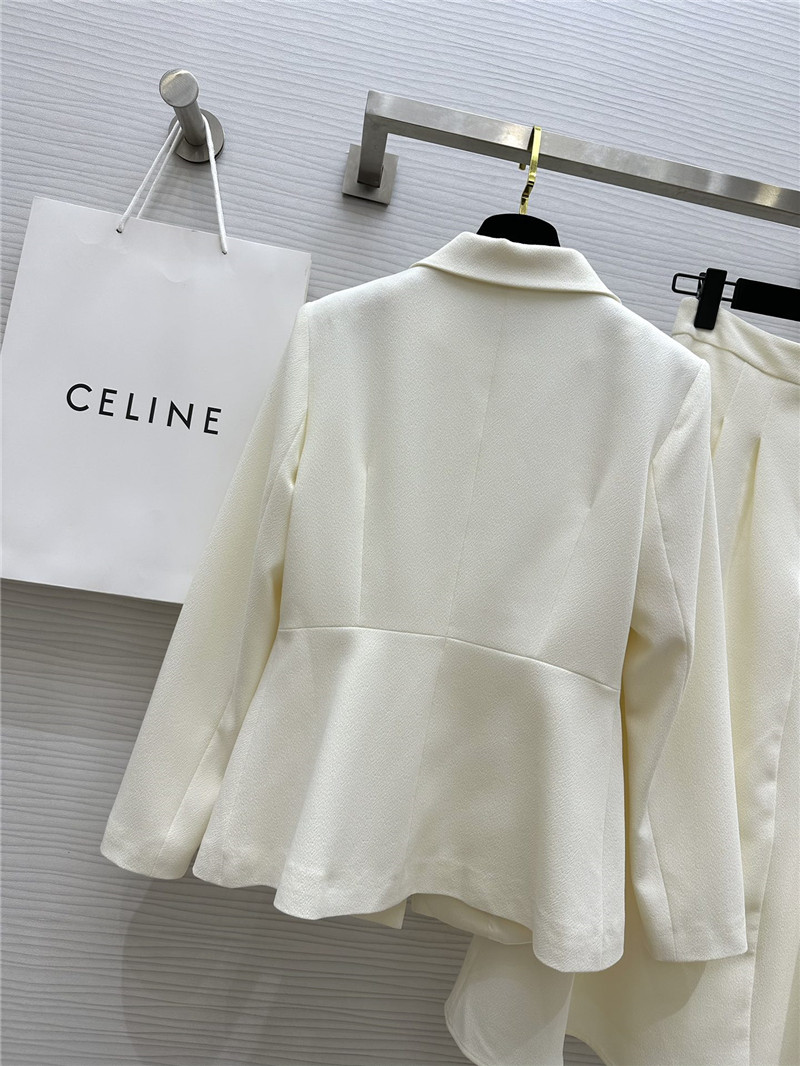 Ce1i*e high-end suit jacket + skirt set replica designer clothes