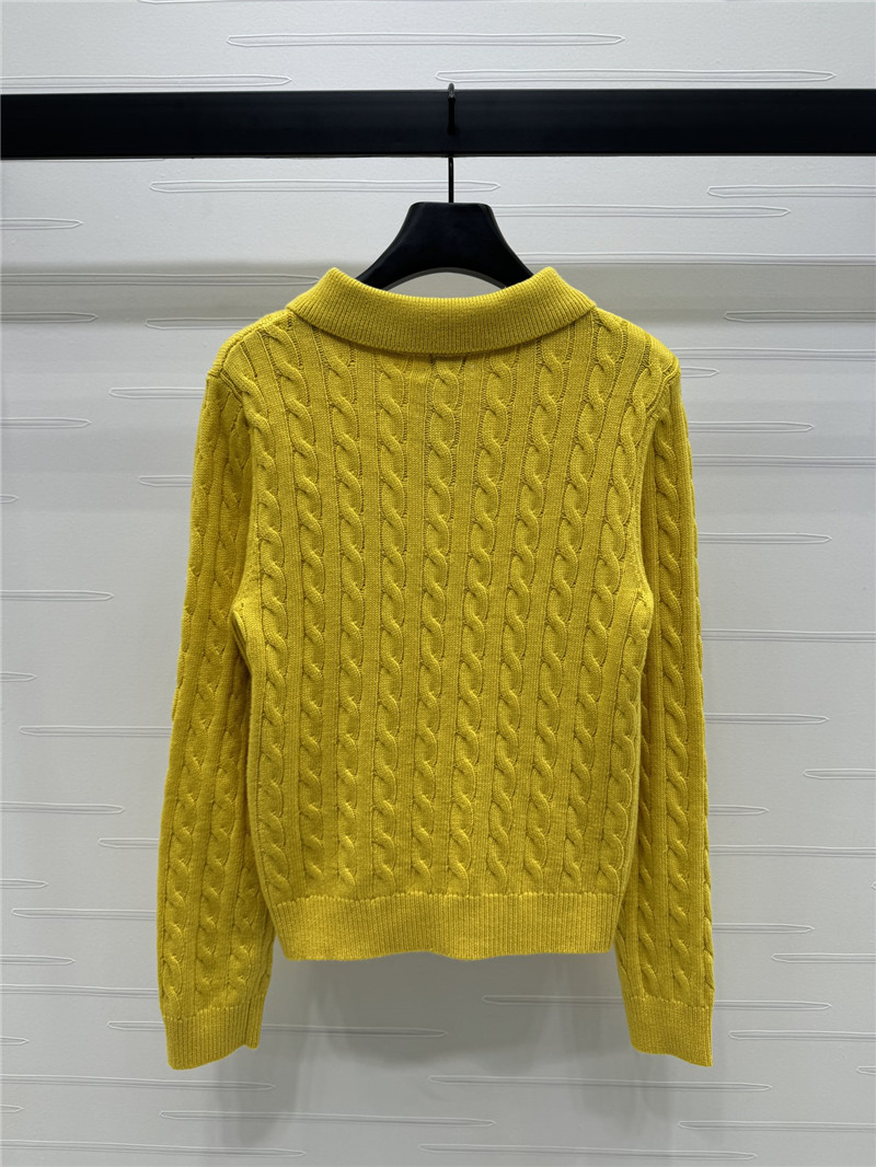 L0ew* lapel long sleeve top replica clothing