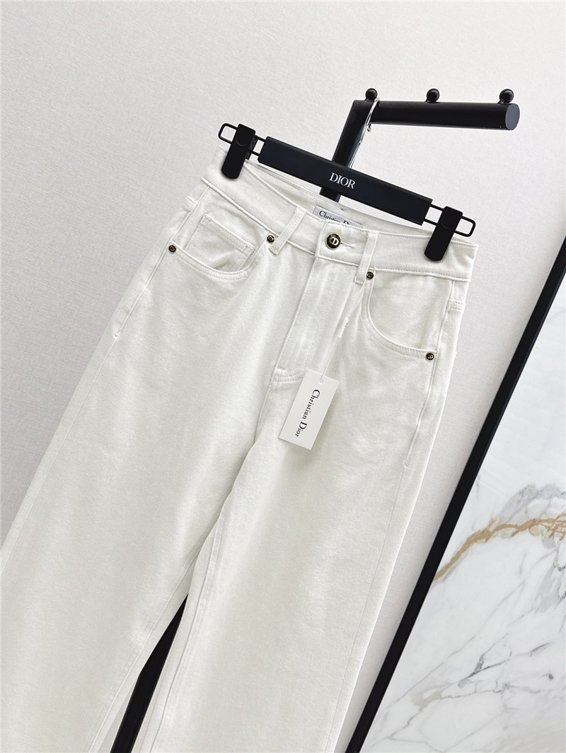 D10r letter print decoration design jeans replicas clothes