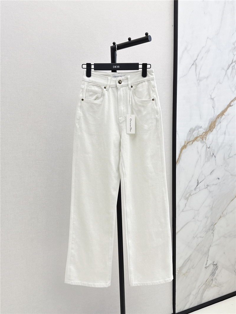 D10r letter print decoration design jeans replicas clothes