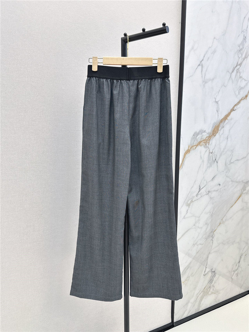 M1um1u new webbing straight trousers replica d&g clothing