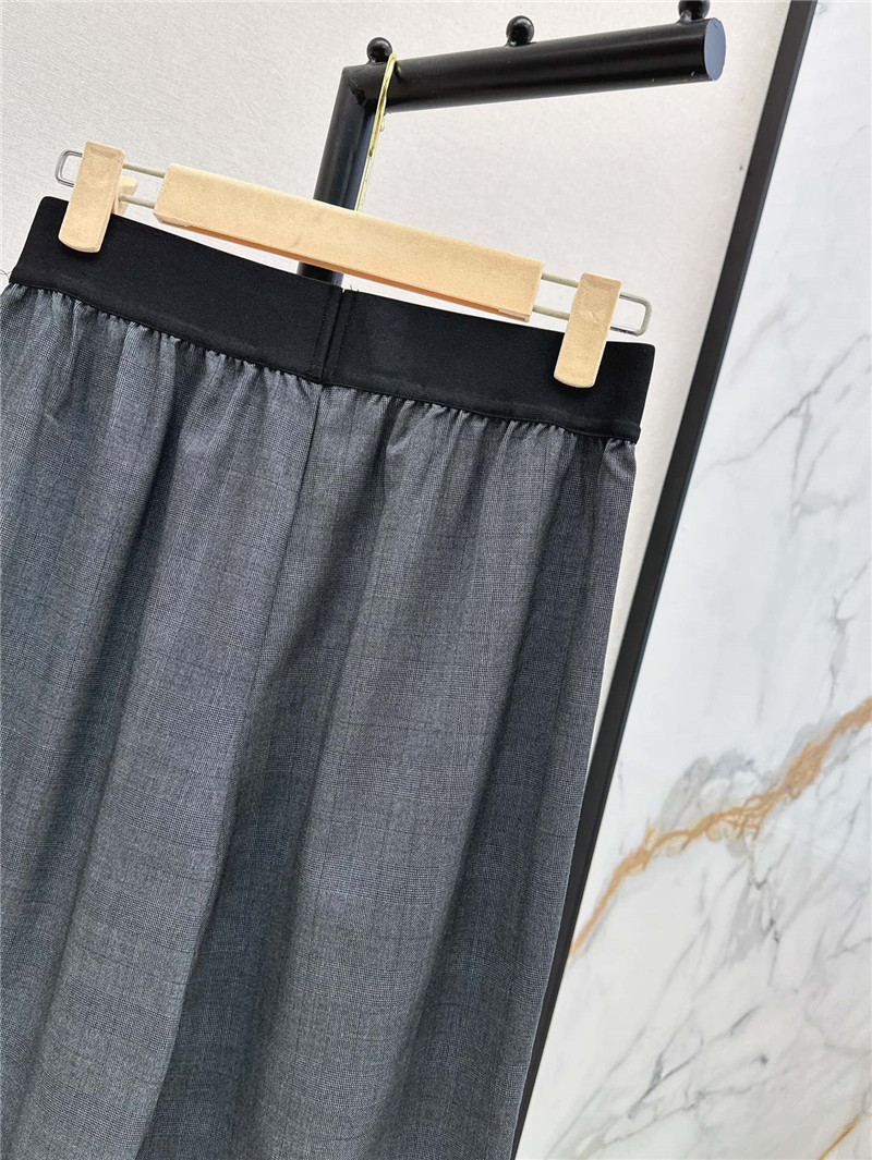 M1um1u new webbing straight trousers replica d&g clothing