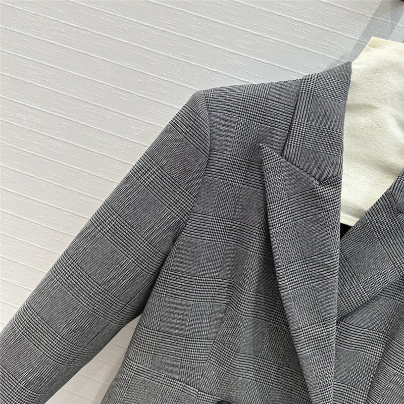Pra*a double breasted suit jacket replica d&g clothing