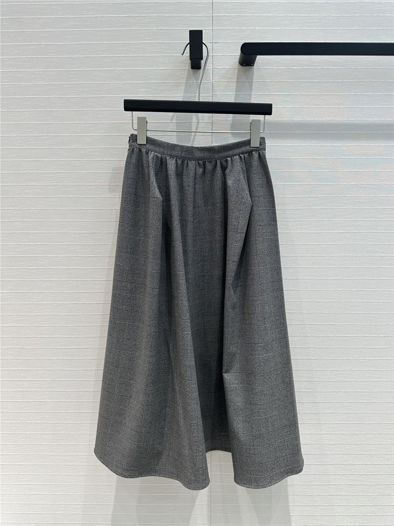 Pra*a three-dimensional puffy pleated skirt replica clothes