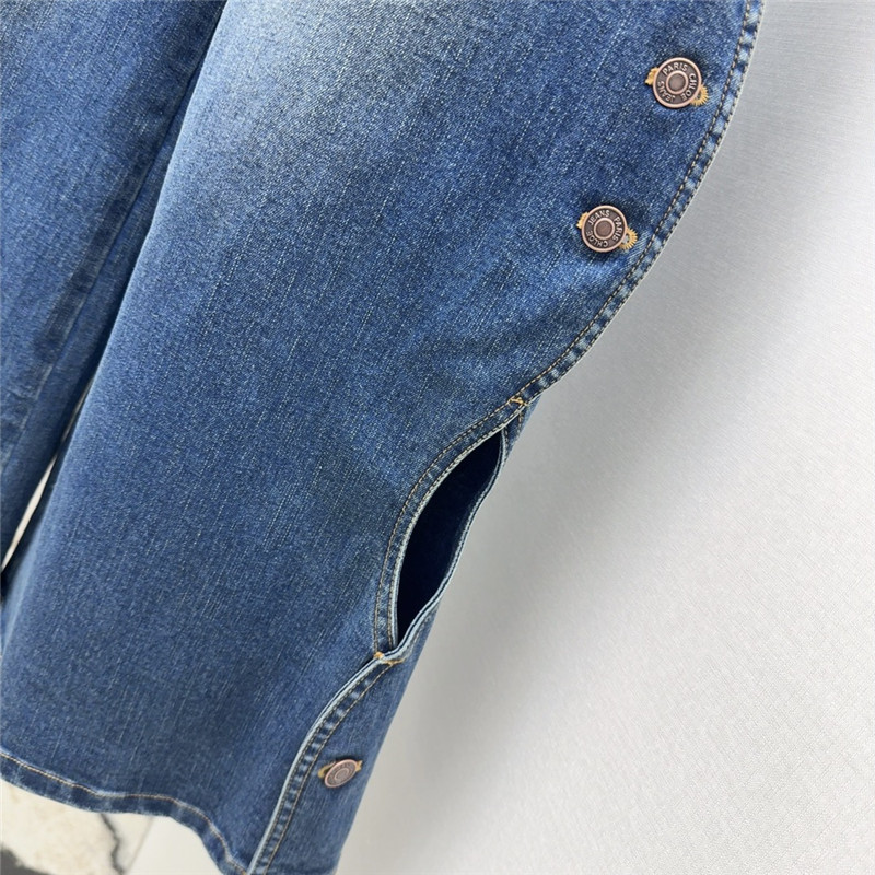 Chloé double-side hollow straight jeans replica clothes