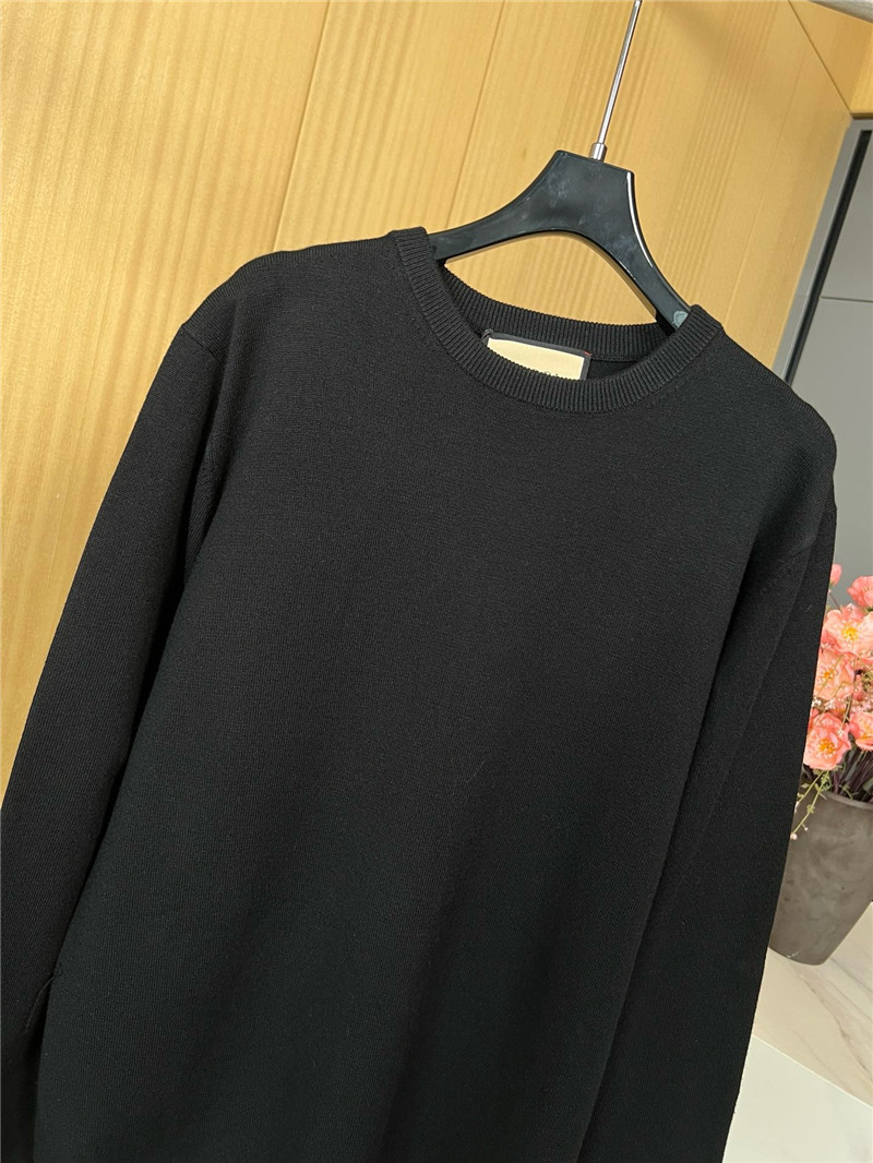 Gvc*1 horsebit intarsia round neck wool sweater replica clothes