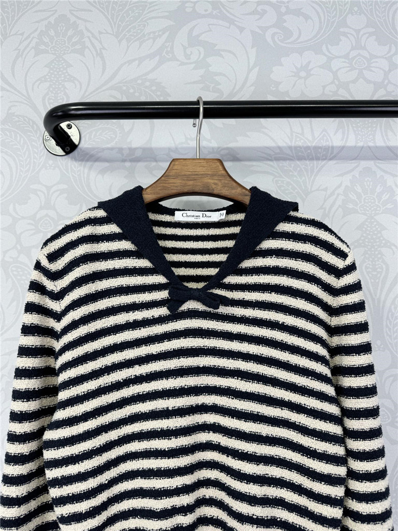 D10r navy collar striped sweater replicas clothes