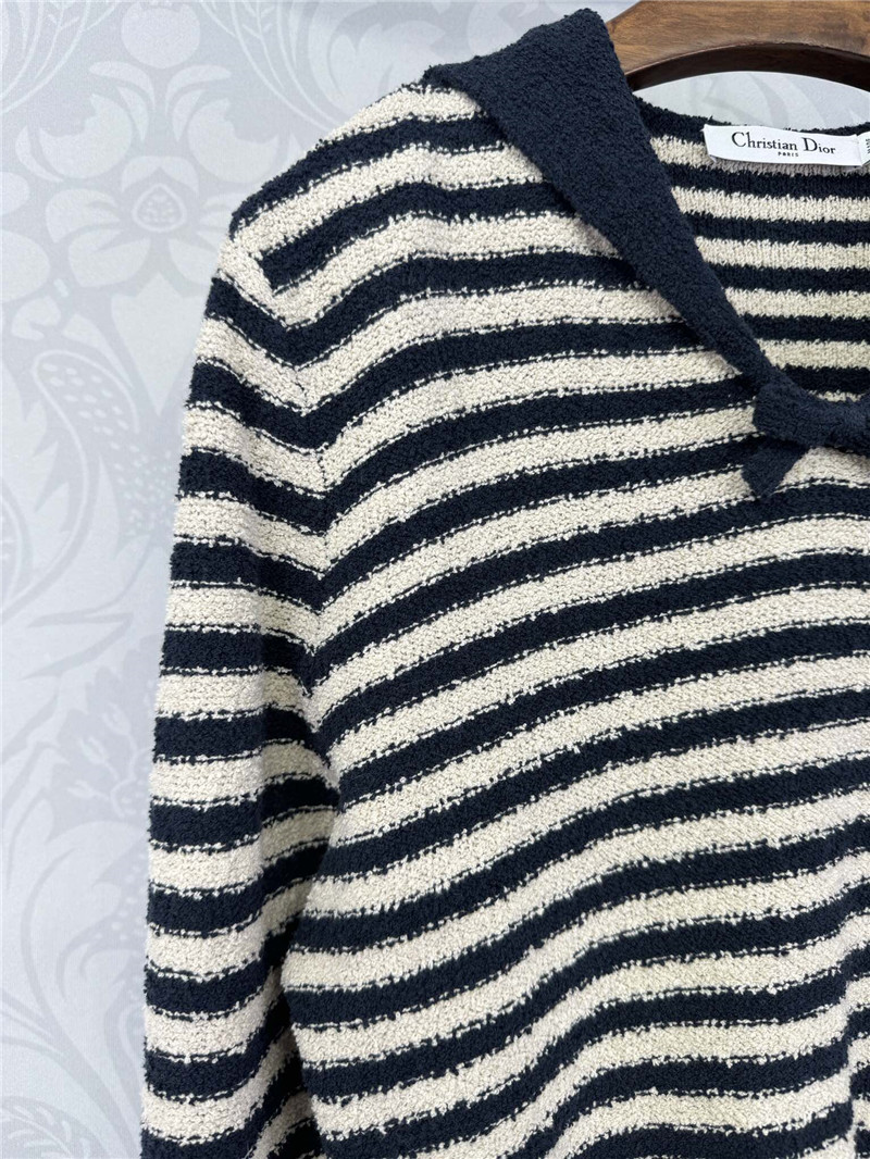 D10r navy collar striped sweater replicas clothes