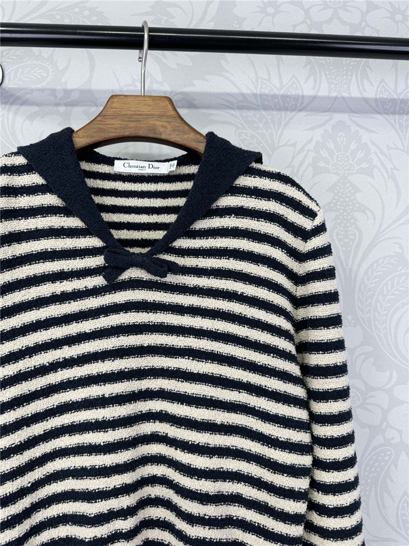 D10r navy collar striped sweater replicas clothes