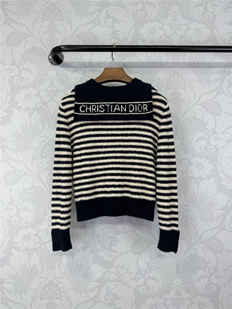D10r navy collar striped sweater replicas clothes