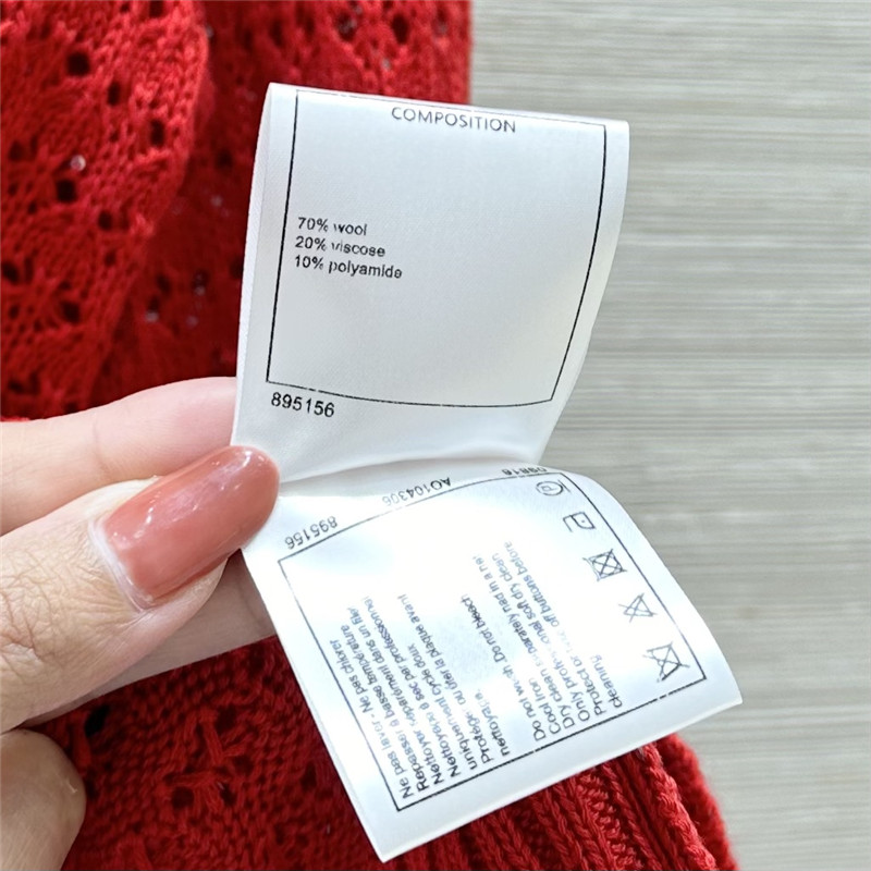 Ch**el hollow crochet top replica clothing sites