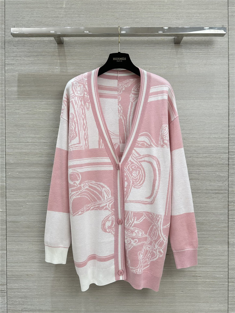 H**me5 golf long-sleeved wool long cardigan replica clothes