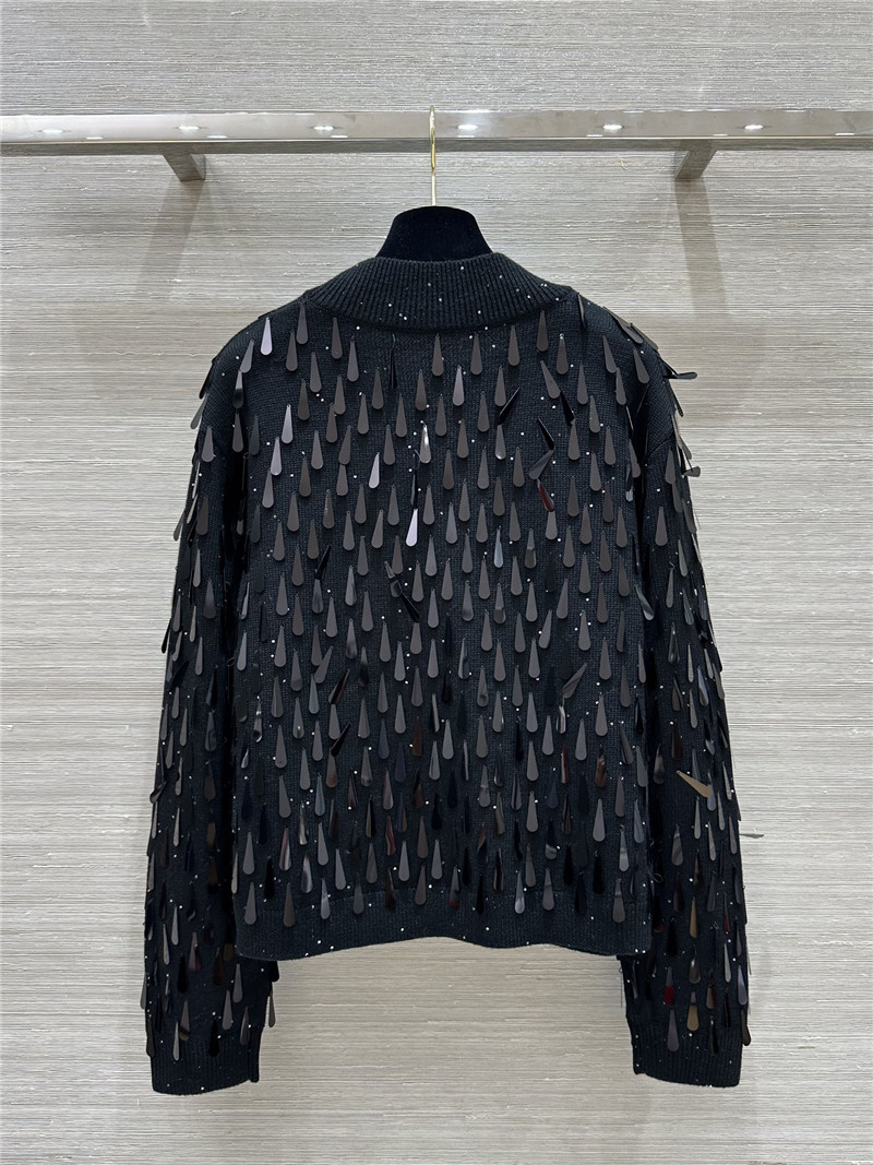 BC sequined knit collar cardigan replica clothes