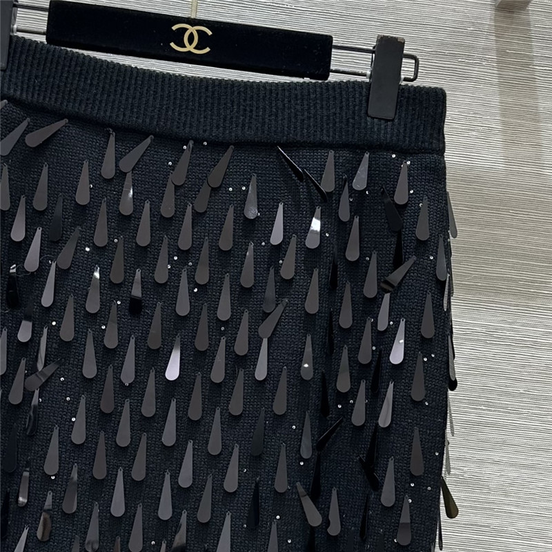 BC sequined knitted skirt replica clothes