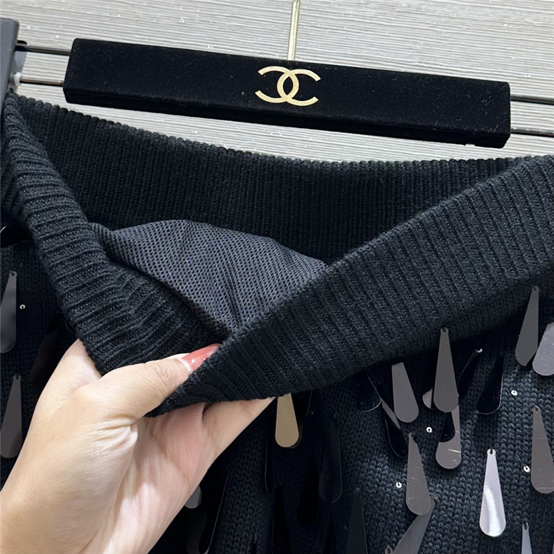 BC sequined knitted skirt replica clothes
