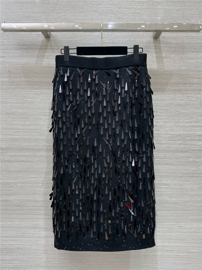 BC sequined knitted skirt replica clothes