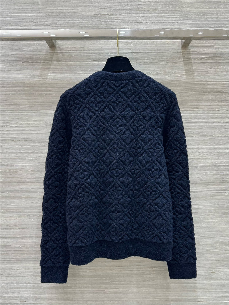 l0vis Vvtt0n lv monogram round neck top replica clothing