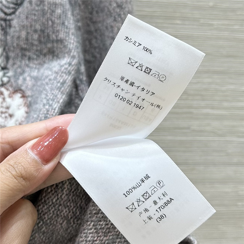 D10r heavy embroidery cashmere sweater replica clothing sites