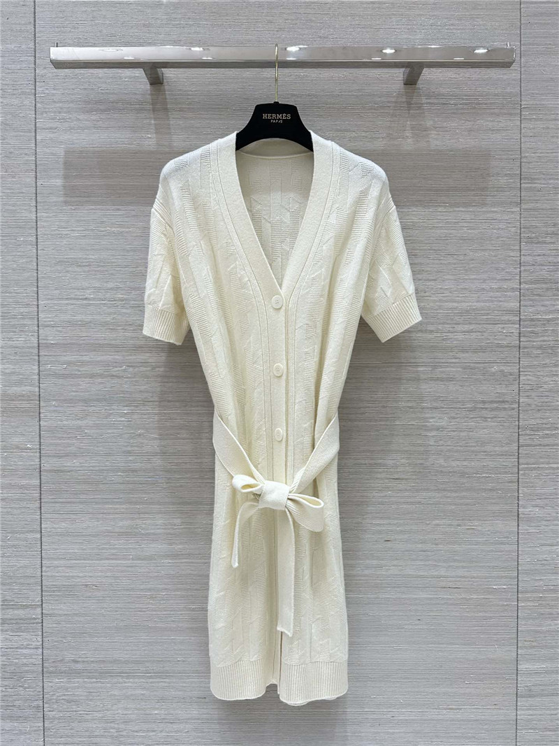 H**me5 classic v-neck cashmere long cardigan replica clothes