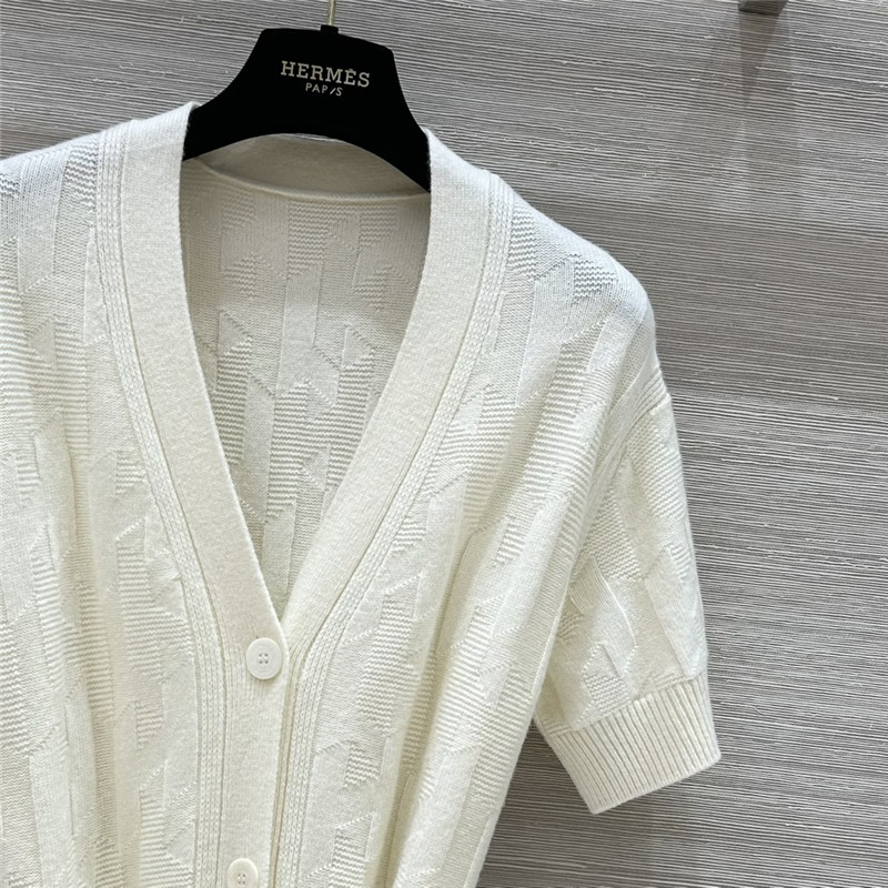 H**me5 classic v-neck cashmere long cardigan replica clothes