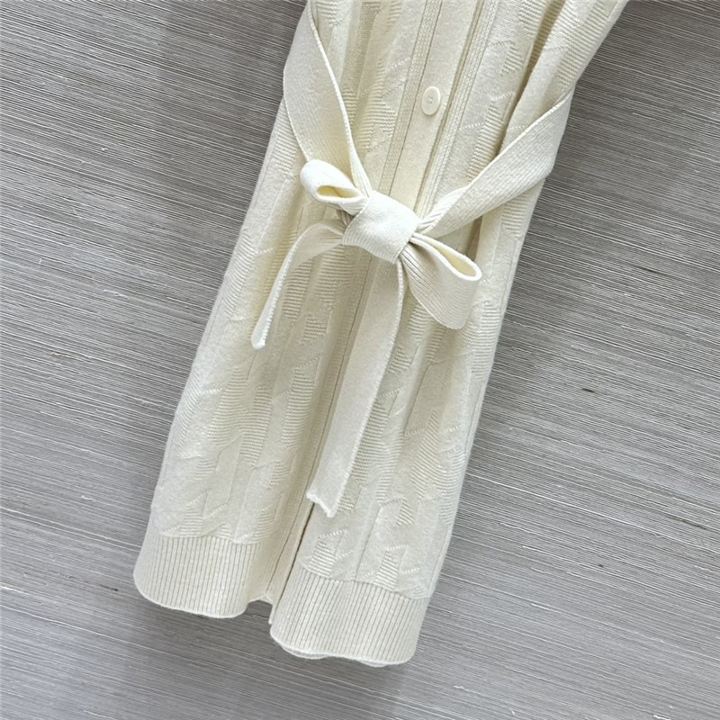 H**me5 classic v-neck cashmere long cardigan replica clothes