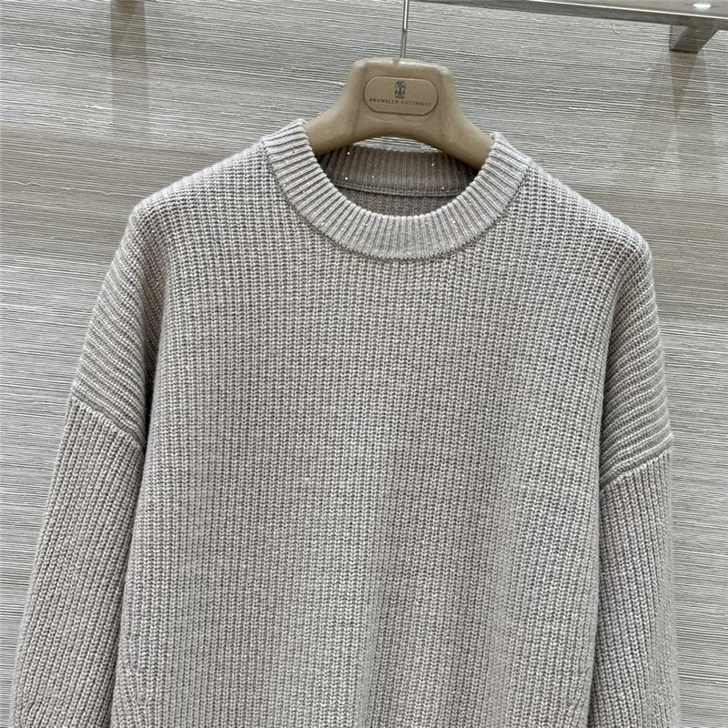 BC sequined cashmere crew neck sweater replicas clothes