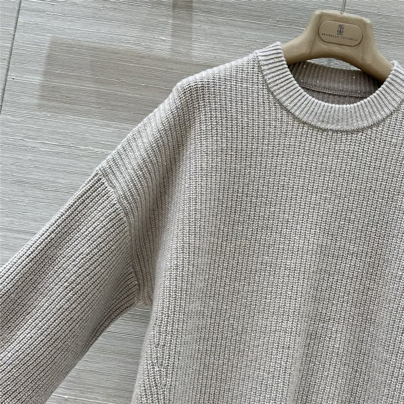 BC sequined cashmere crew neck sweater replicas clothes