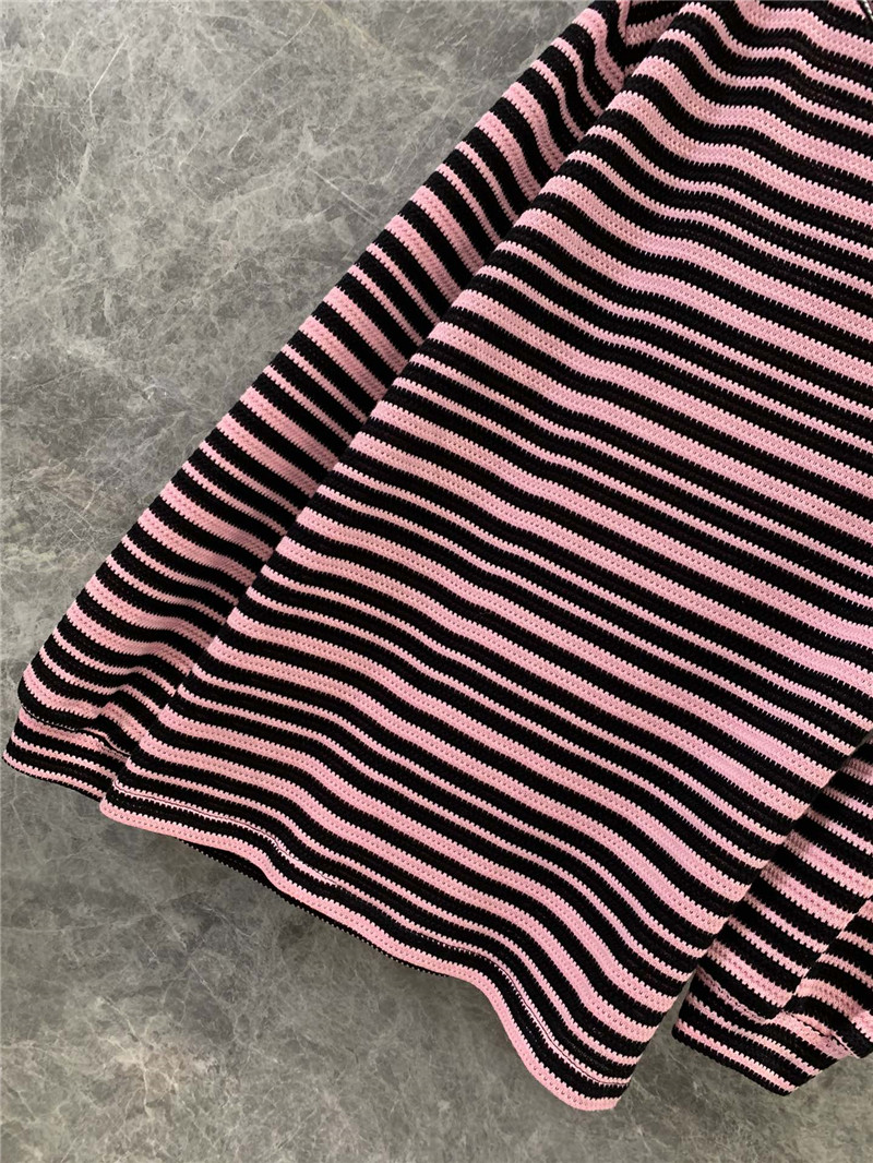 M1um1u striped long-sleeved t-shirt replica clothing sites