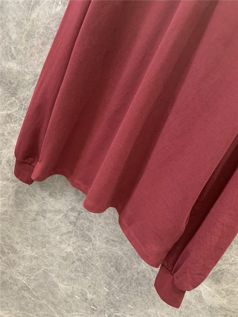 M1um1u lapel long-sleeved polo shirt replica designer clothes