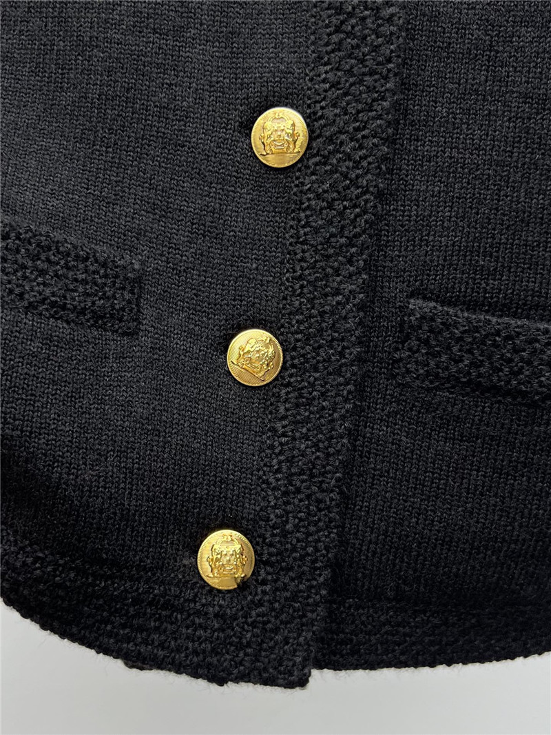 Ce1i*e gold button knitted vest replica clothes