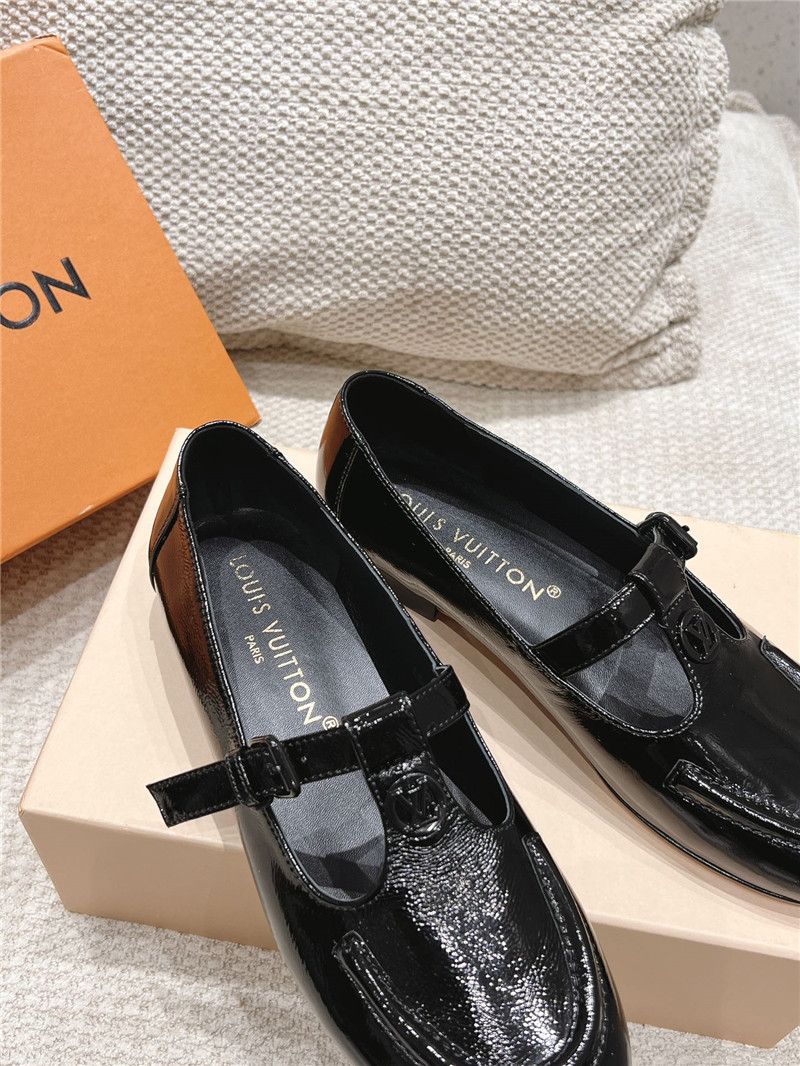 LV Dandy Mary Jane Black Patent Leather