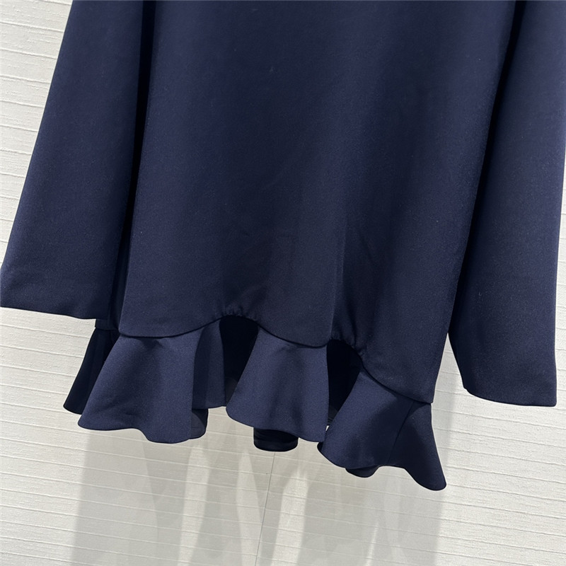 Va1e*ntin0 long sleeve v neck dress replica d&g clothing