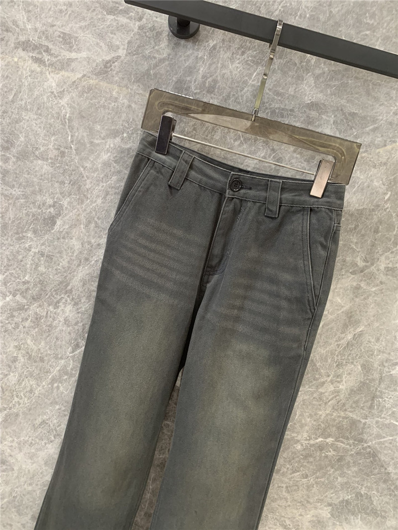 M1um1u washed denim trousers replica clothing sites