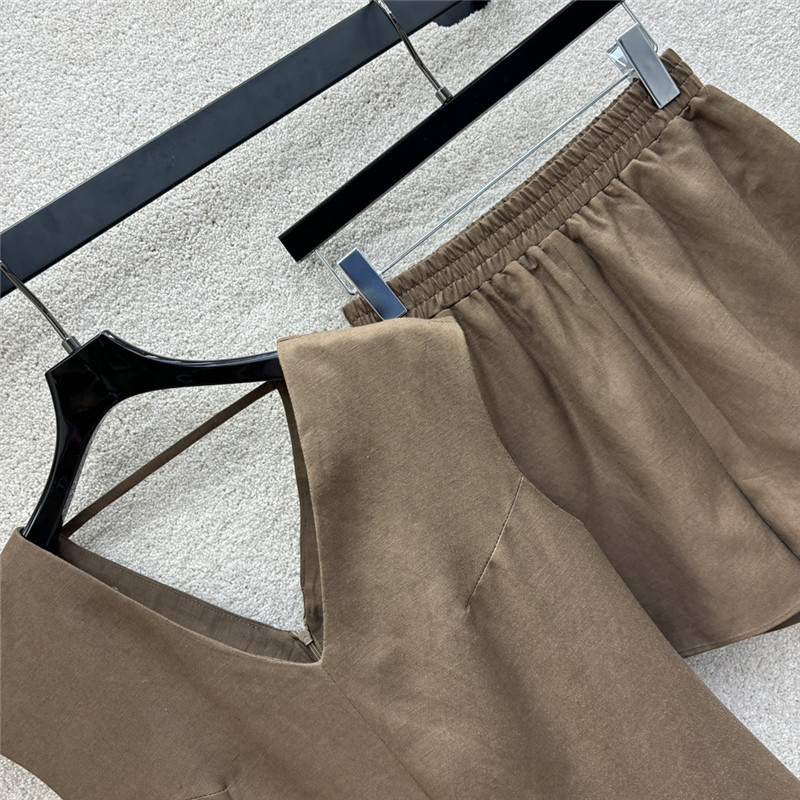 Va1e*ntin0 vest + shorts two-piece set replicas clothes