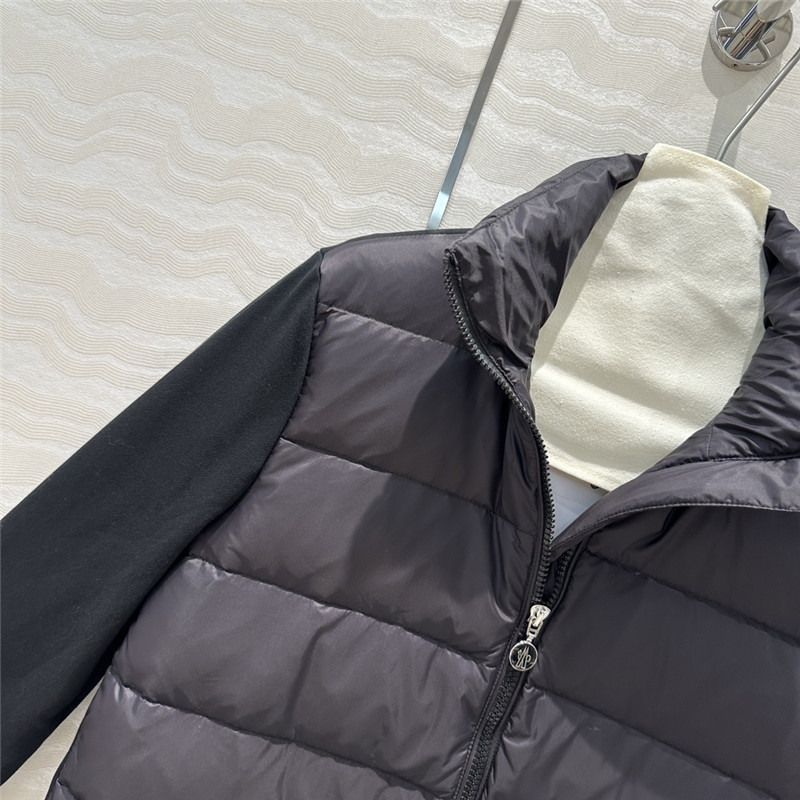 Moncler sweatshirt knitted patchwork down jacket replicas clothes