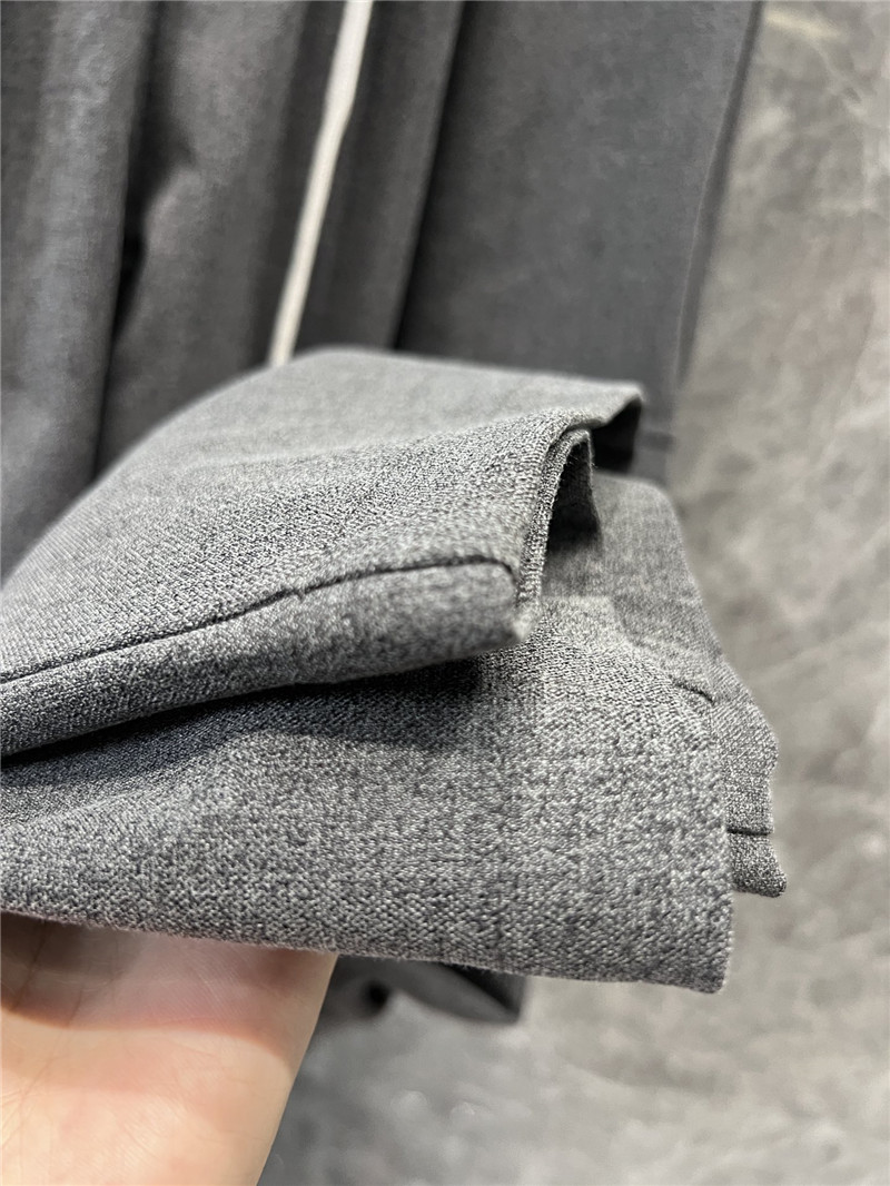 Pra*a letter webbing waist drawstring overalls replica clothes