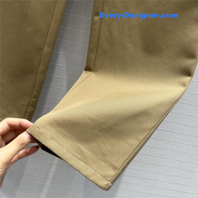 M1um1u khaki small straight pants replica clothing sites