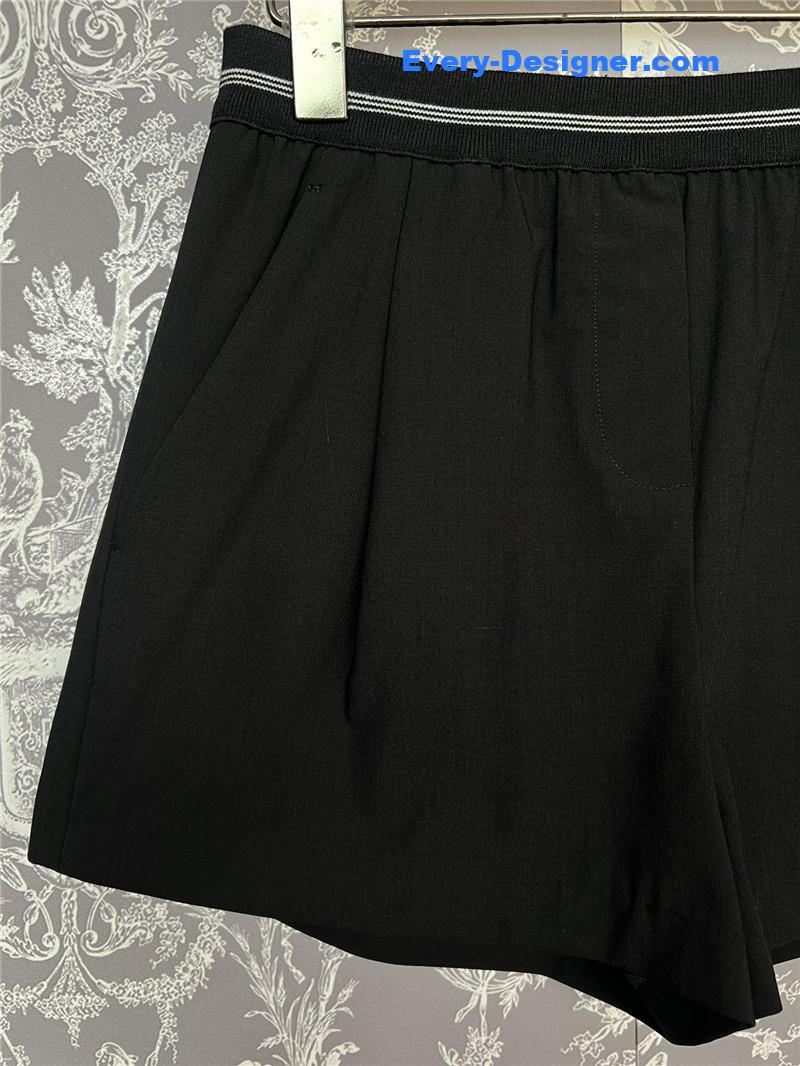 M1um1u high waist wide leg shorts replica d&g clothing