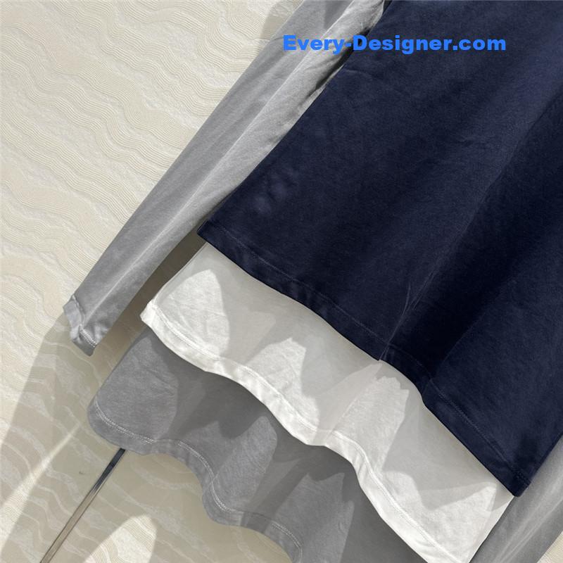 M1um1u color tone three-piece t replica clothes