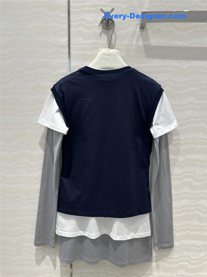 M1um1u color tone three-piece t replica clothes