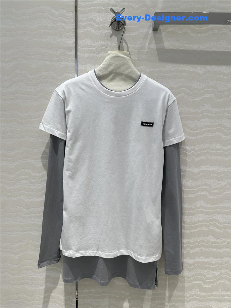 M1um1u color tone three-piece t replica clothes