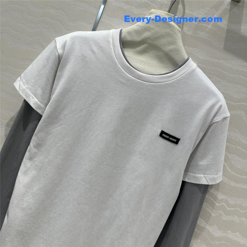 M1um1u color tone three-piece t replica clothes