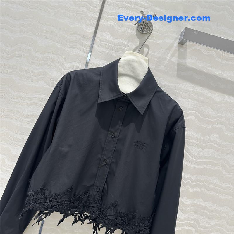 M1um1u temperament lace shirt replica clothing sites