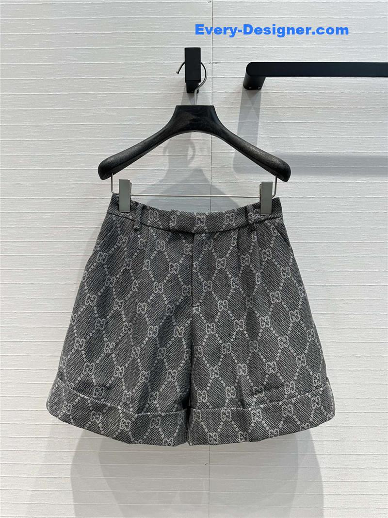 Gvc*1 double g jacquard suit shorts replica clothing sites